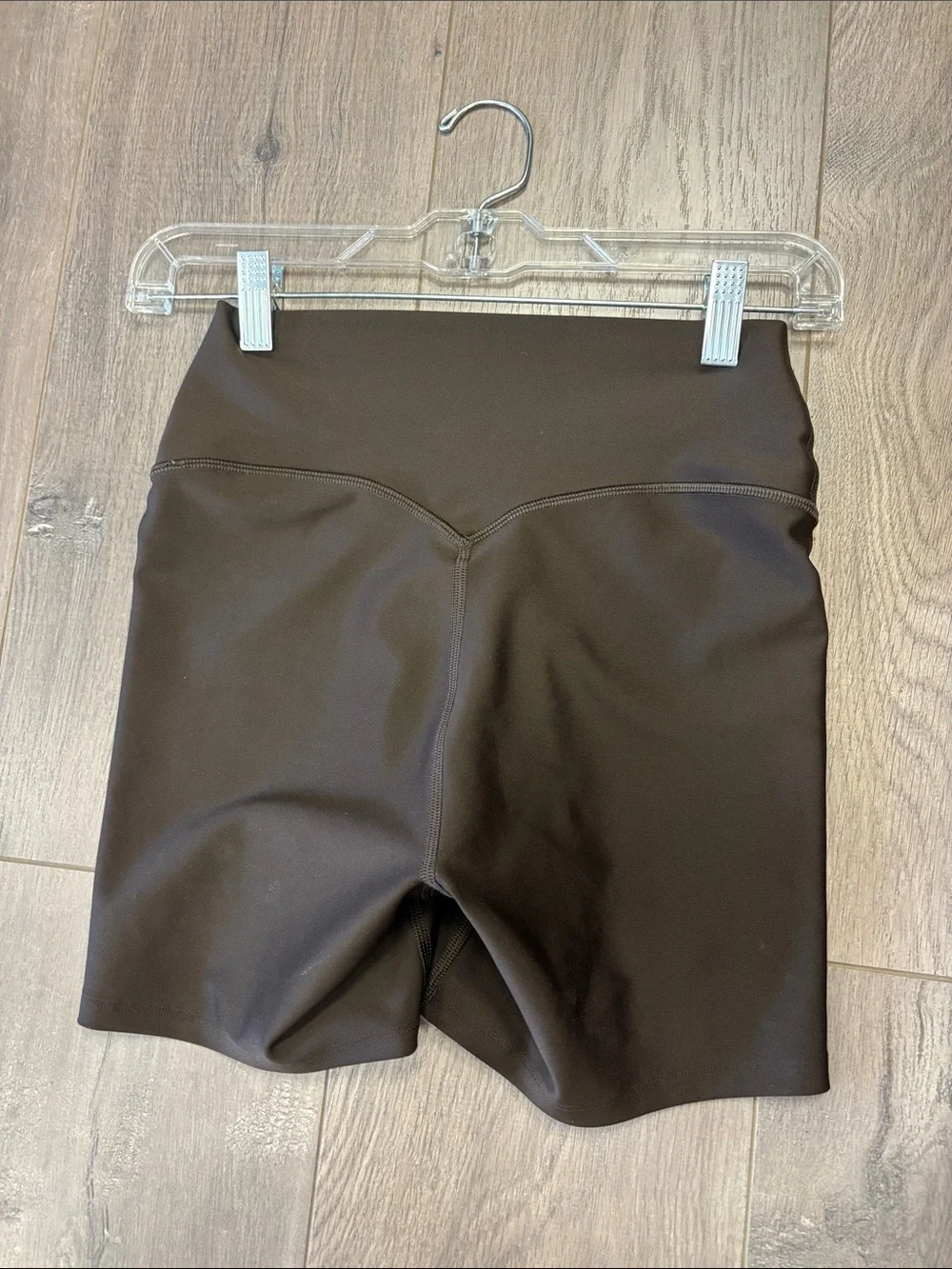 ALO Yoga Brown airlift High-Rise Bike Shorts